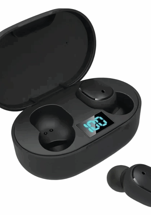 Auriculares Inalámbricos Bluetooth E6s In-ear Color Negro Negro